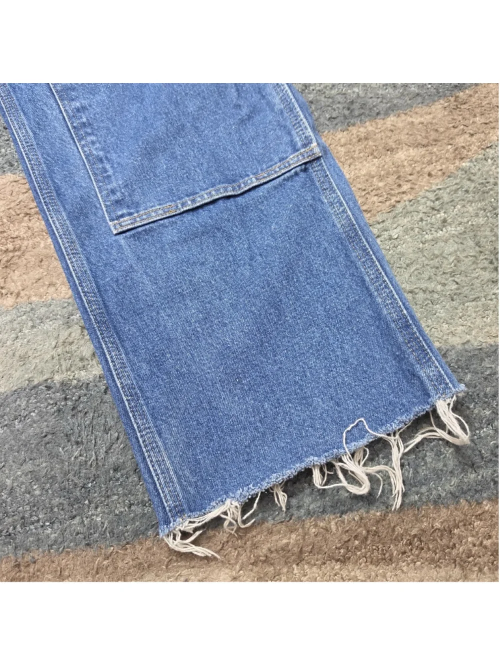 Carhartt Double Knee Carpenter Jeans Mens 36x32 Light Wash Baggy Y2K Vintage